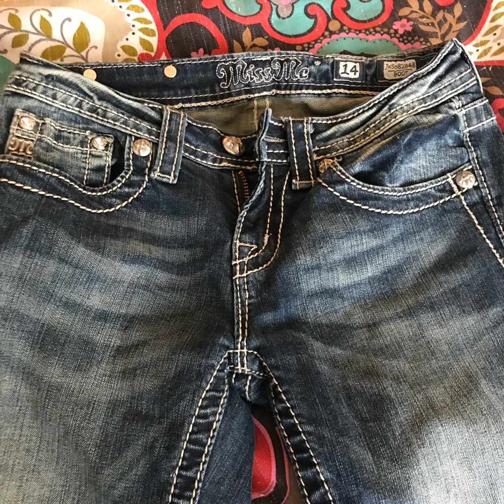 Miss Me Jeans girls size 14 boot cut